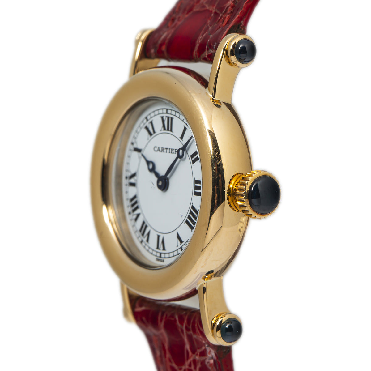 Cartier Diabolo 1440 Circa 1990 18k Yellow Gold Quartz Ladie's Watch 27mm