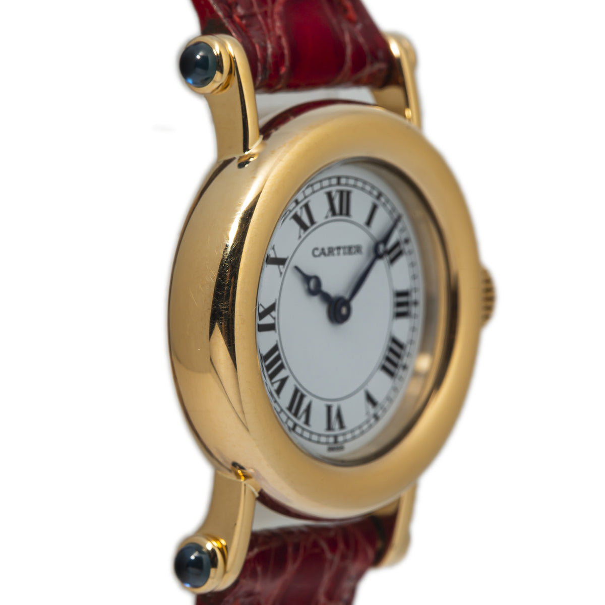 Cartier Diabolo 1440 Circa 1990 18k Yellow Gold Quartz Ladie's Watch 27mm