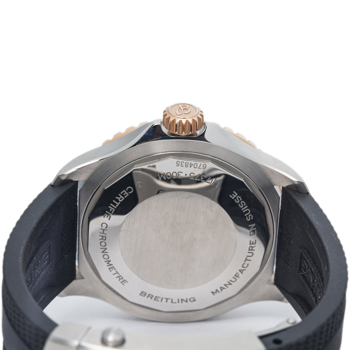 Breitling Superocean U17375 18k Rose Steel Automatic Men's 42mm Watch Box&Paper