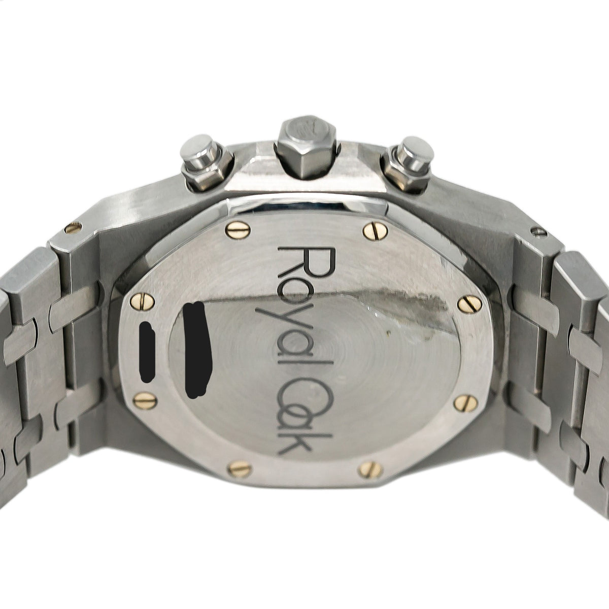 Audemars Piguet Royal Oak 25860ST MINT Steel Chronograph White Dial Watch 39mm