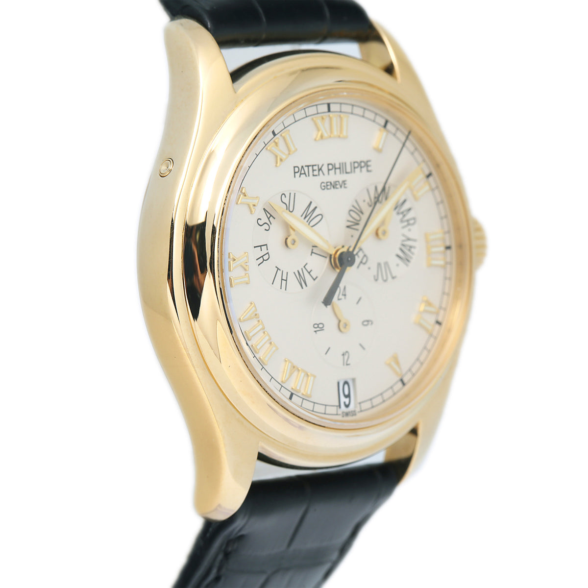 Patek Philippe Annual Calendar 5035J MINT 18k Yellow Gold Automatic Watch 37mm