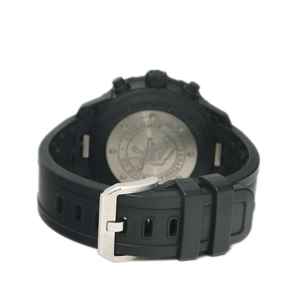 IWC Aquatimer Chronograph Galapagos Islands IW376705 LE Black Dial Watch 44mm