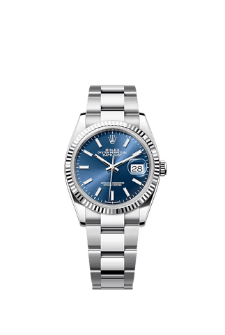 Rolex Datejust 126234 NEW 2023 March Steel Oyster Blue Dial Watch 36mm Complete