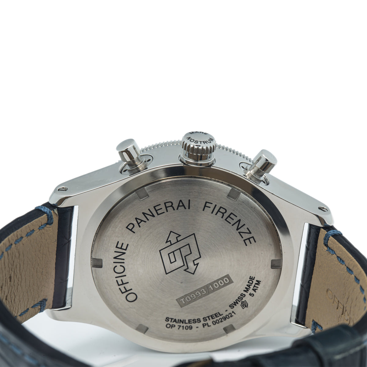 Panerai Mare Nostrum PAM00716 Acciaio Blue Dial Manual Watch 42mm 2018 Complete