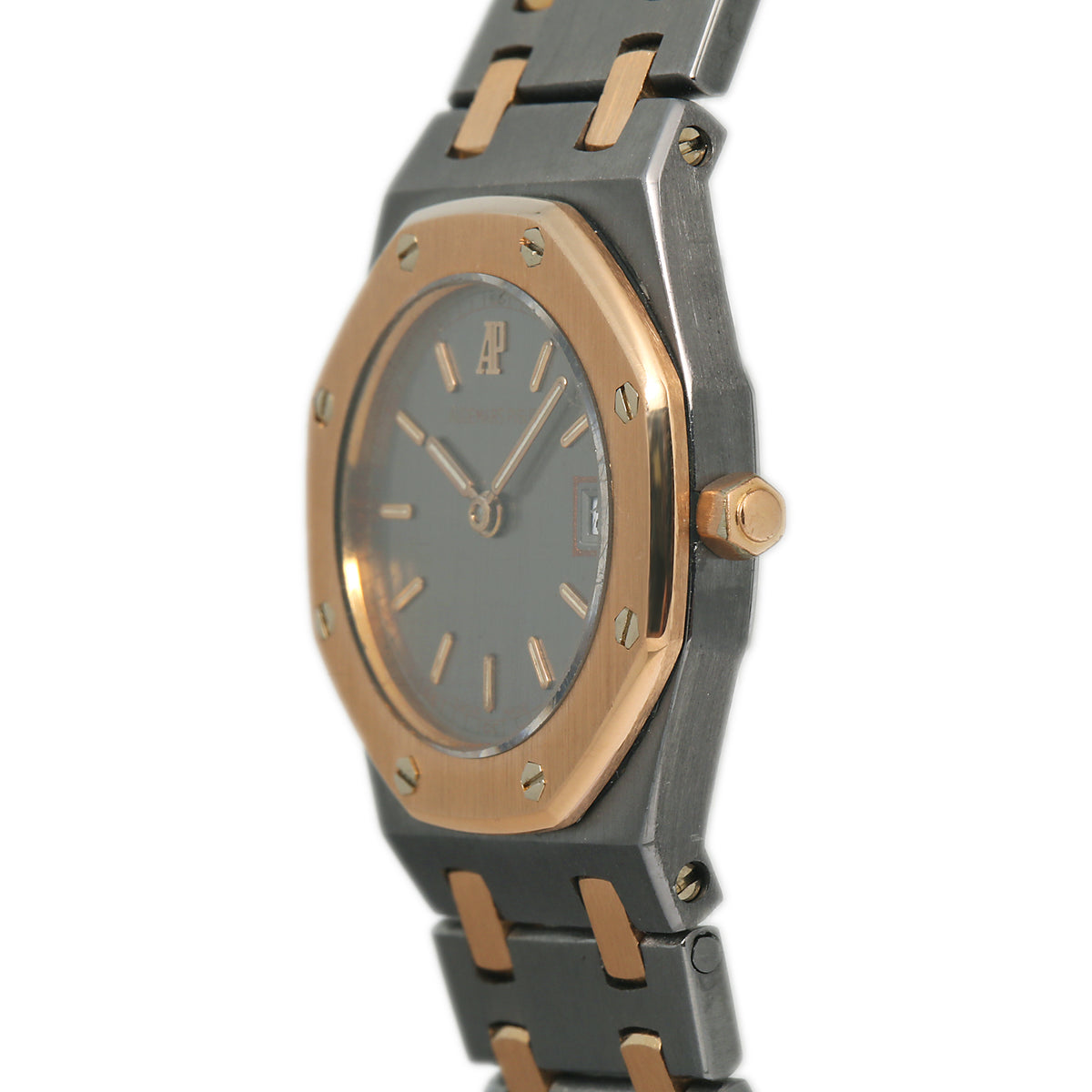 Audemars Piguet Royal Oak 59102 RARE 18k Rose Gold Tantalum Quartz Watch 26mm