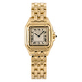 Cartier Panthere 8057917 18k Yellow Gold White Dial Quartz Ladies Watch 22mm