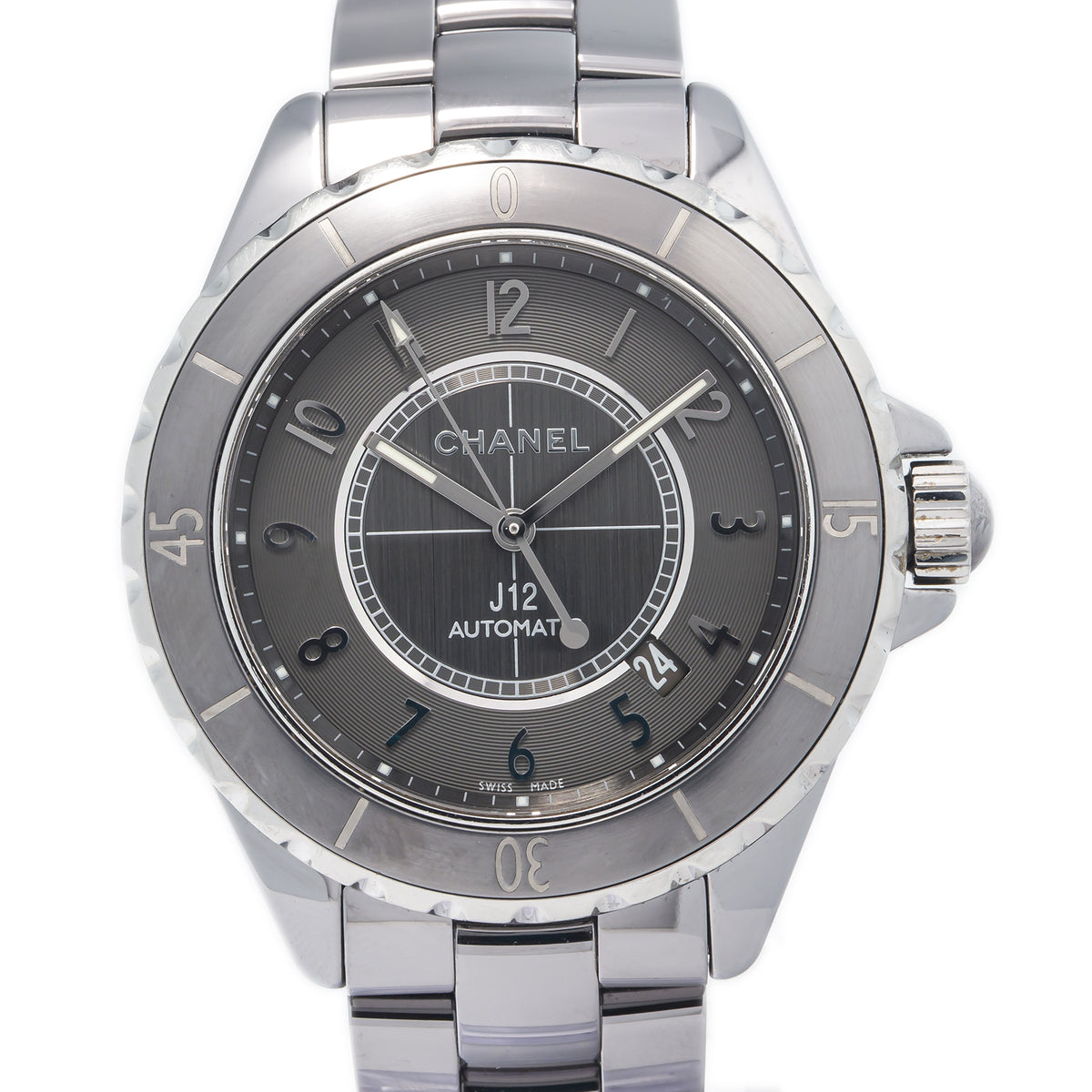 Chanel J12 H2934 Chromatic Titanium Ceramic Gray Dial Automatic Watch 41mm