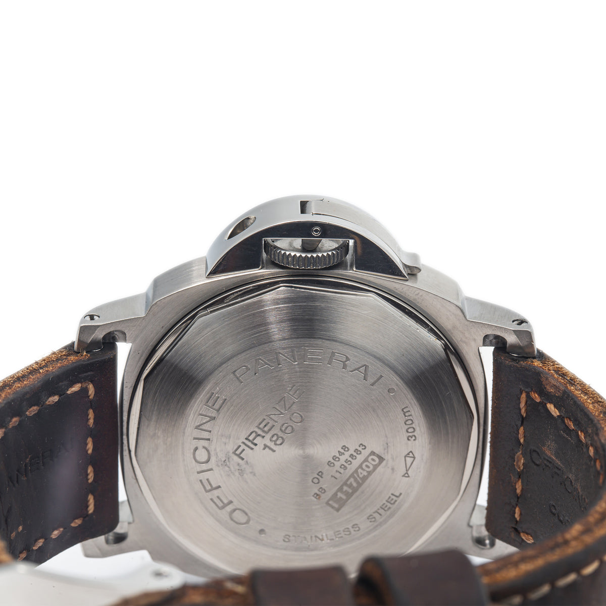 Panerai Luminor Marina PAM00104 Stainless Steel Black Dial Automatic Watch 44mm