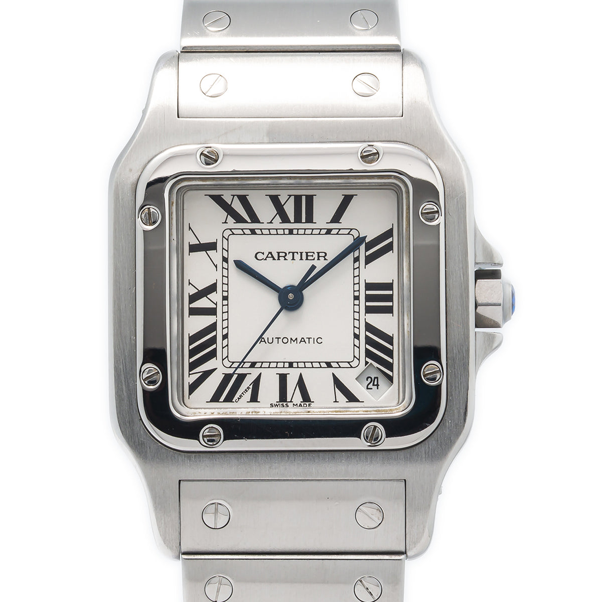 Cartier Santos Galbee W20098D6 2823 XL Stainless Steel Automatic Watch 32mm