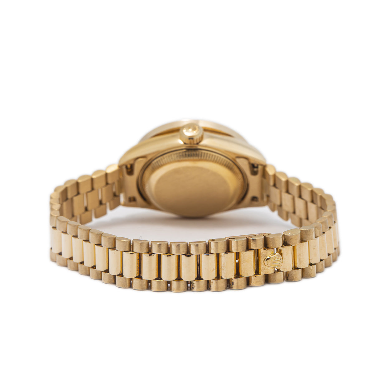 Rolex Datejust 69178 18k Yellow Gold President Diamond Champagne Dial Watch 26mm