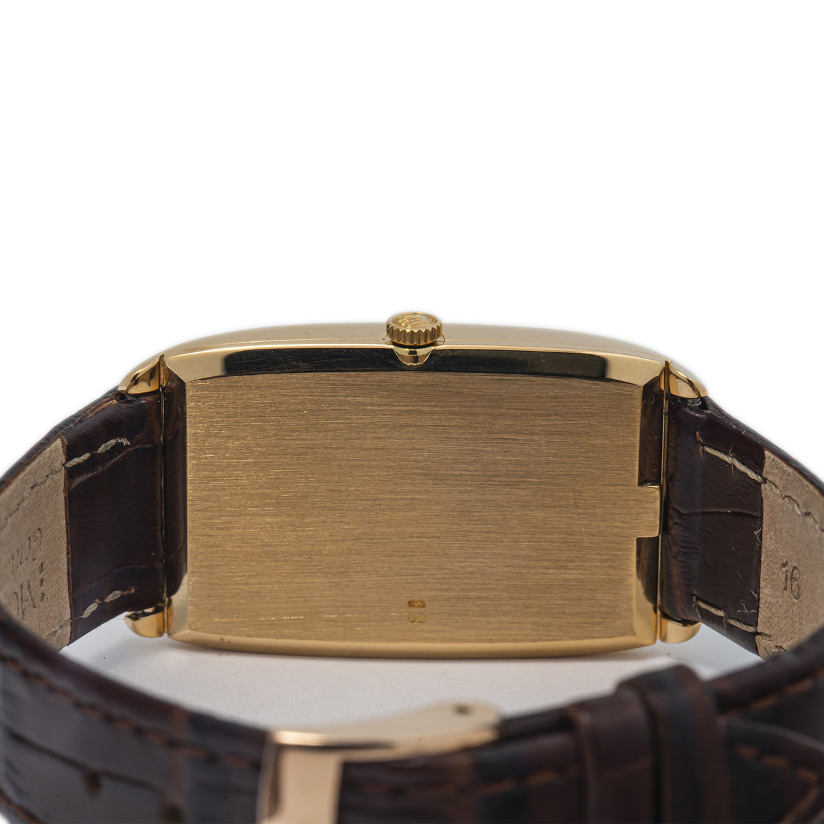Rolex Cellini 4136 MINT 18k Yellow Gold Champagne Dial Manual Watch 25x41mm
