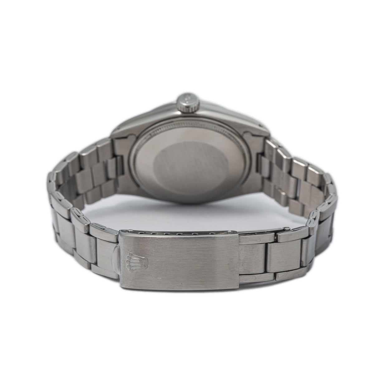 Rolex Oyster Perpetual Date 1500 StainlessSteel Silver Dial Automatic Watch 34mm