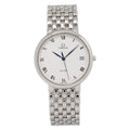 Omega De Ville Stainless Steel Roman White Dial Date Quartz Ladies Watch 33mm