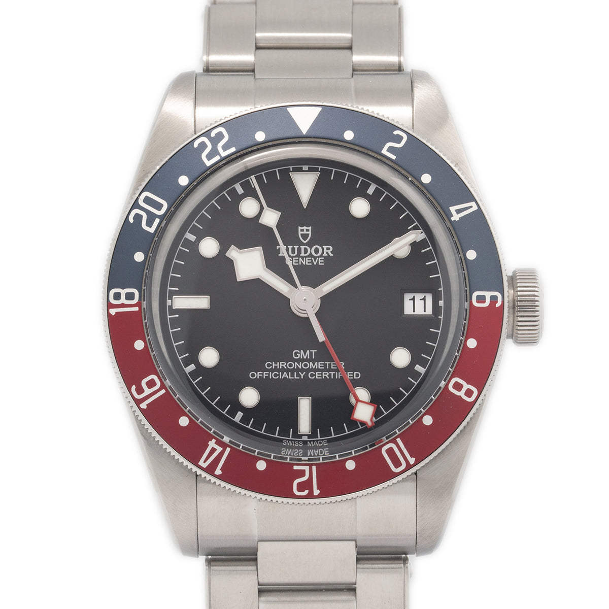 Tudor Black Bay GMT 79830 Pepsi MINT Steel Black Dial Automatic Men's Watch 41mm