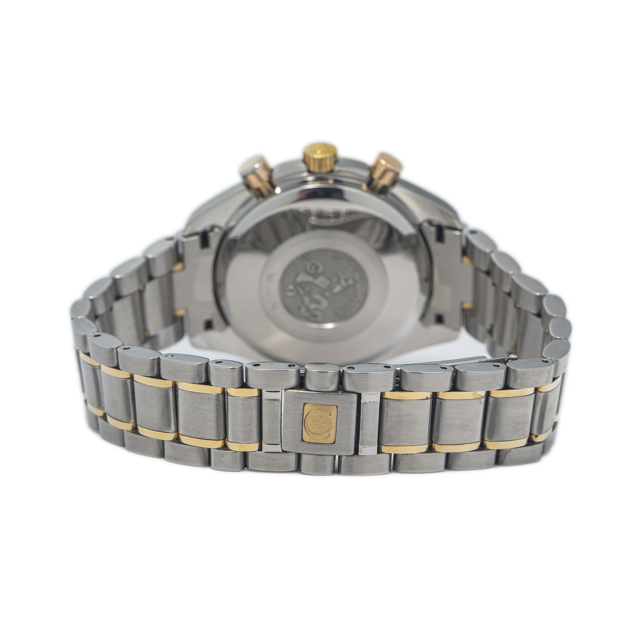 Omega Speedmaster 3313.50.00 18k Yellow Gold Steel Chronograph Men's Watch 39mm