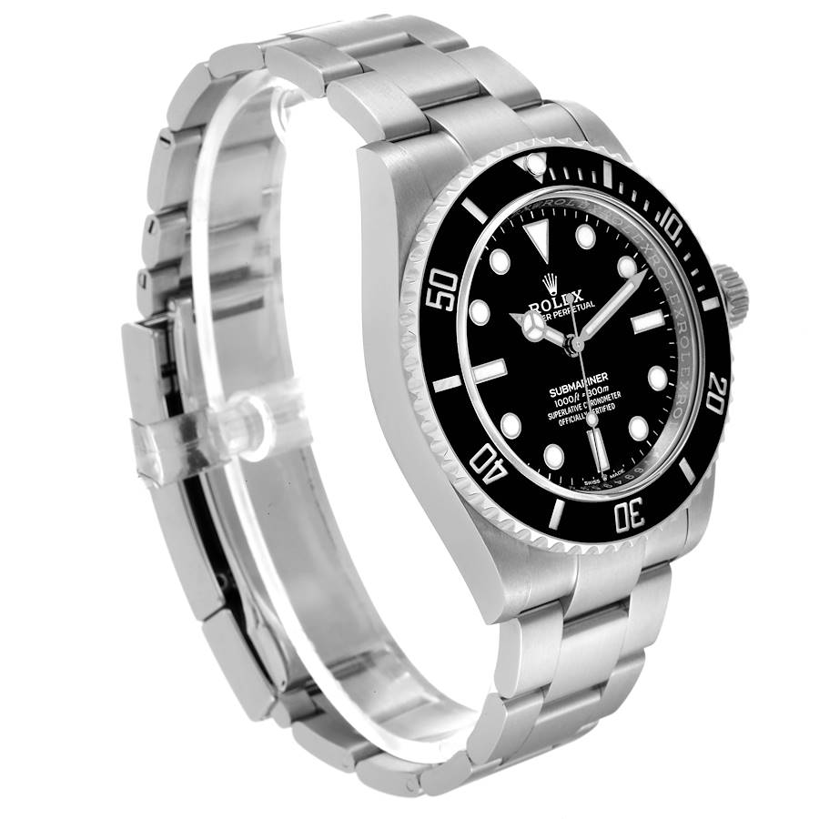 Rolex Submariner 124060 NEW 2022 Complete Oyster SS Black Dial Men's Watch 41mm
