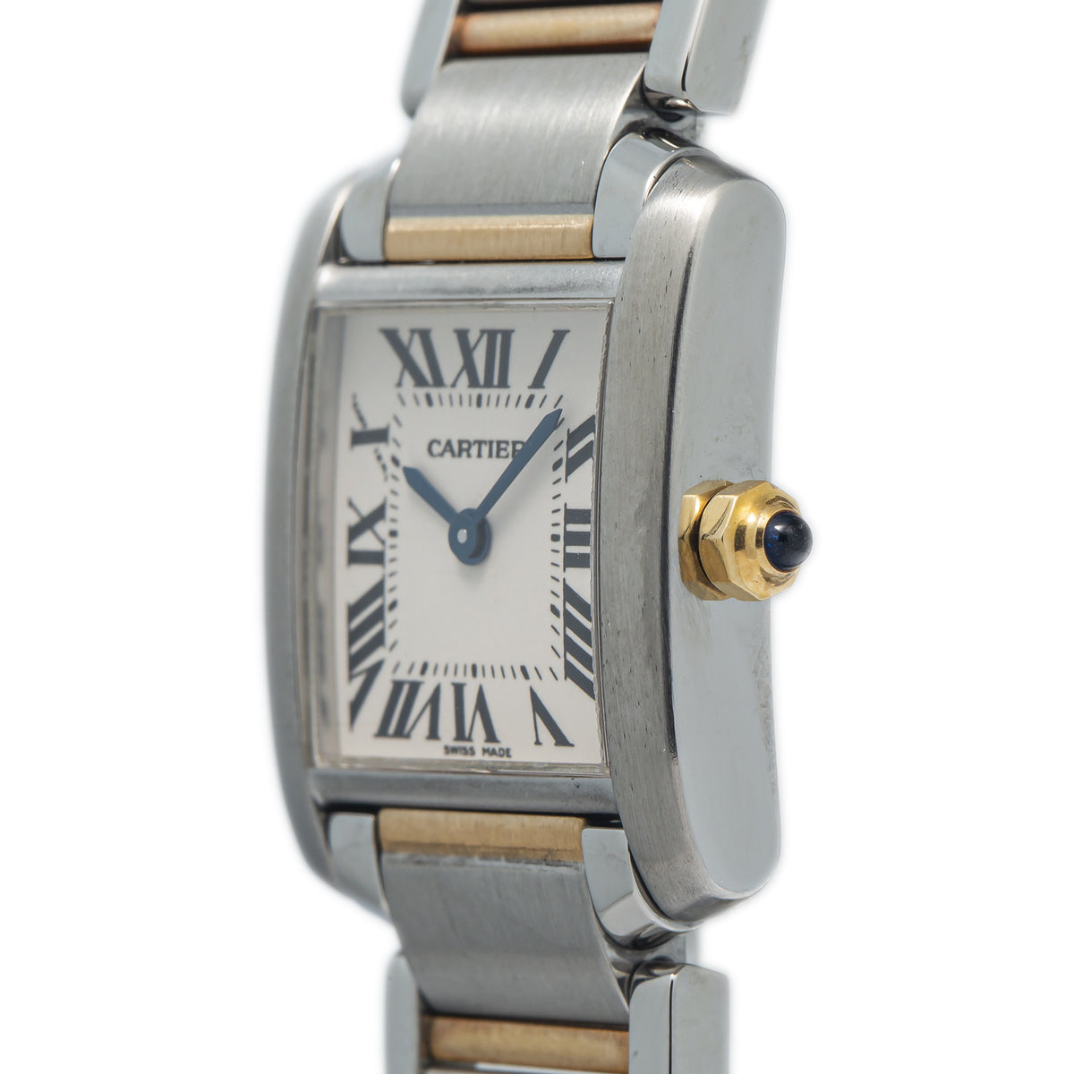 Cartier Tank Francaise 2384/W51007Q4 Yellow Gold TwoTone Quartz Ladie Watch 20mm