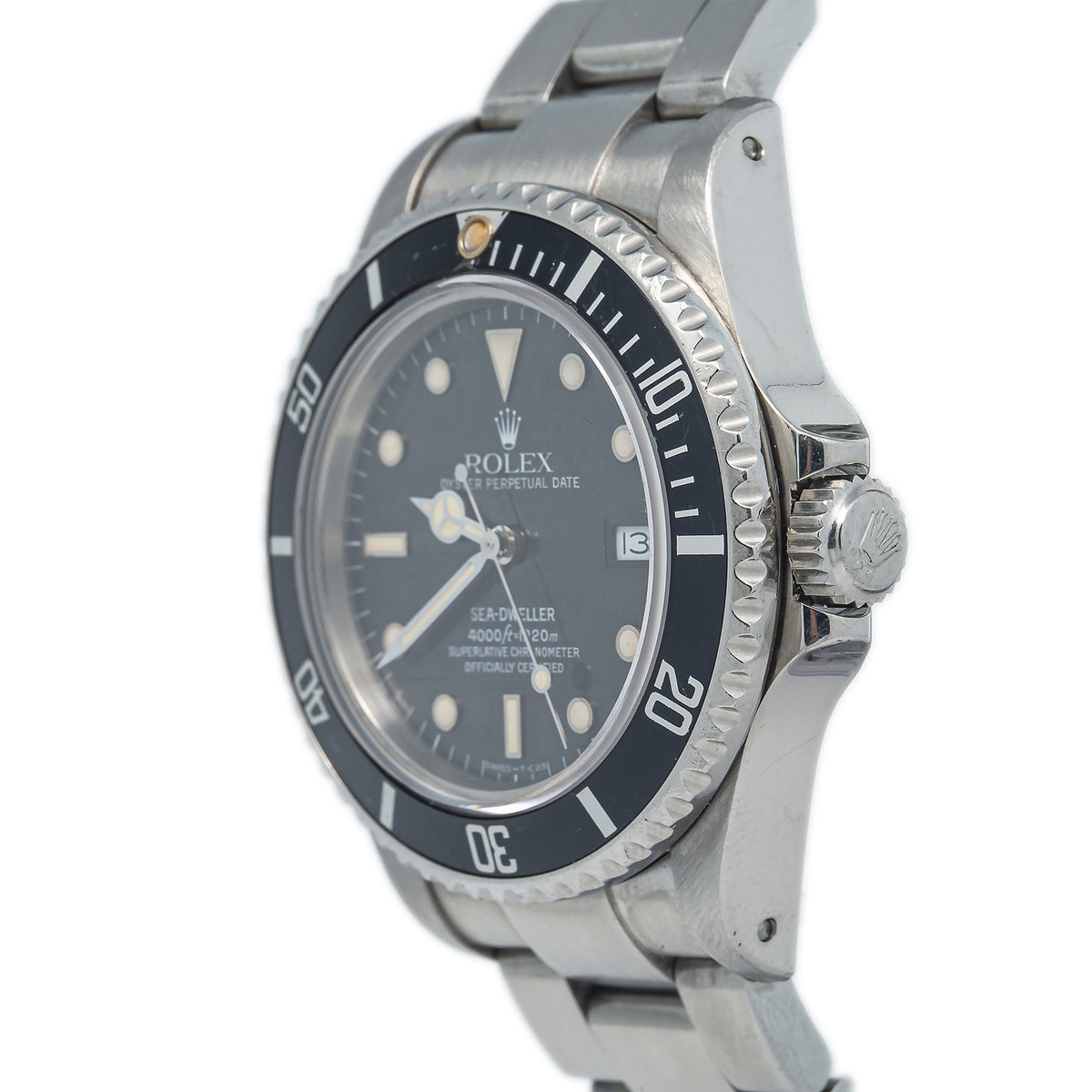 Rolex Sea-Dweller 1987 Vintage 16660 Triple Six Patina Dial Bezel Watch 40mm