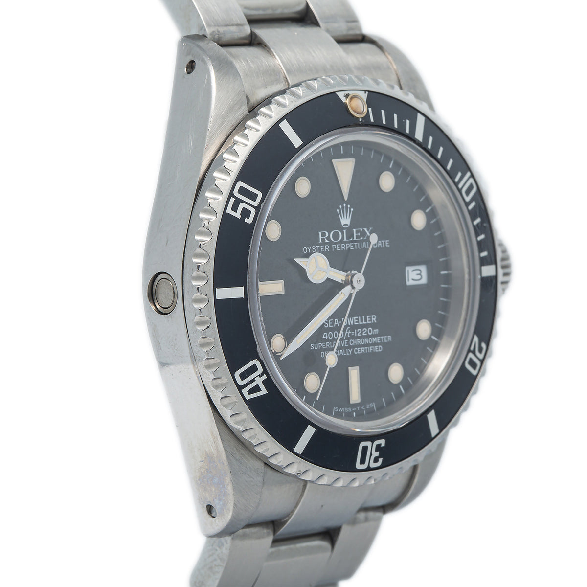 Rolex Sea-Dweller 1987 Vintage 16660 Triple Six Patina Dial Bezel Watch 40mm