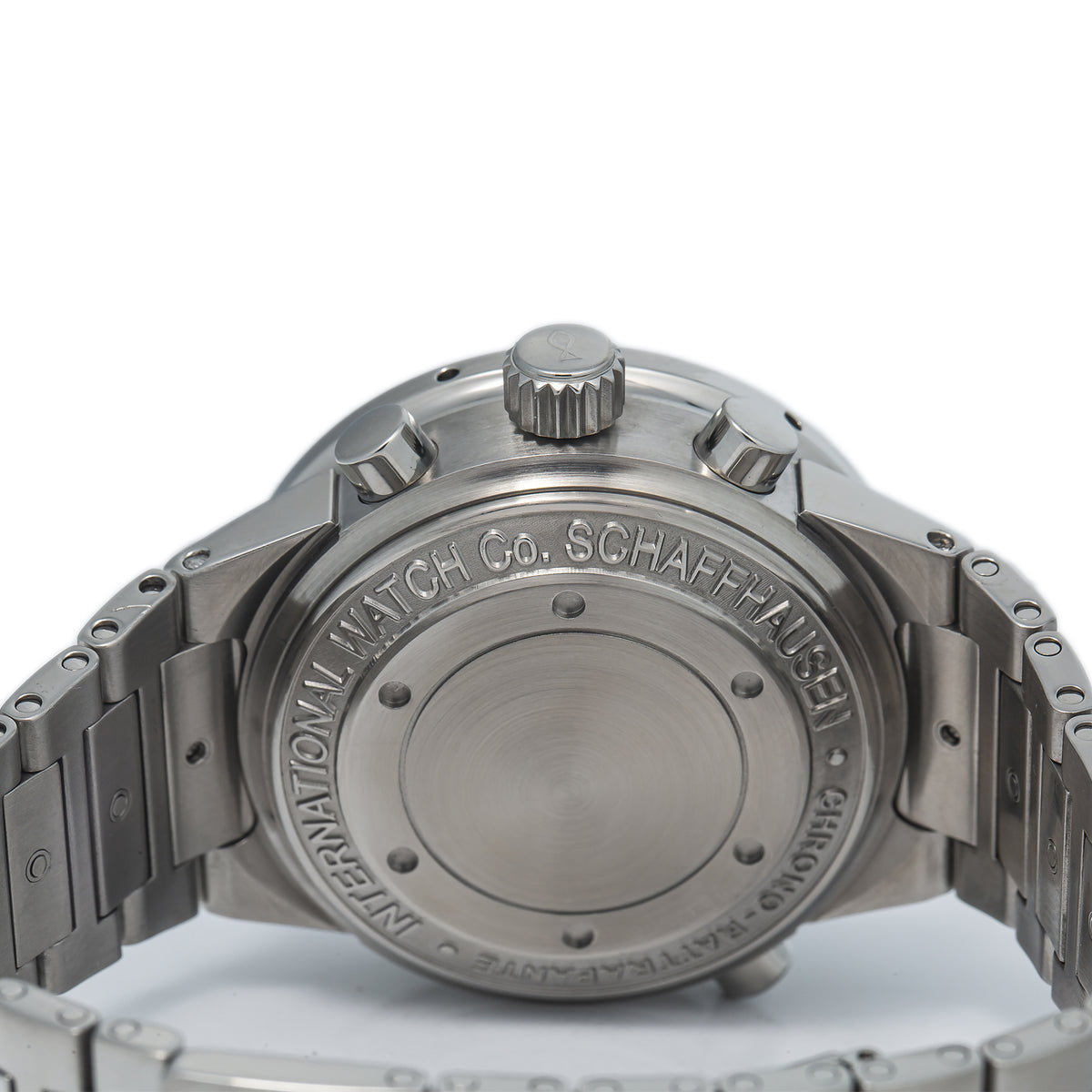 IWC Schaffhausen Split Second IW371508 Stainless Steel Grey Dial Men Watch 43mm
