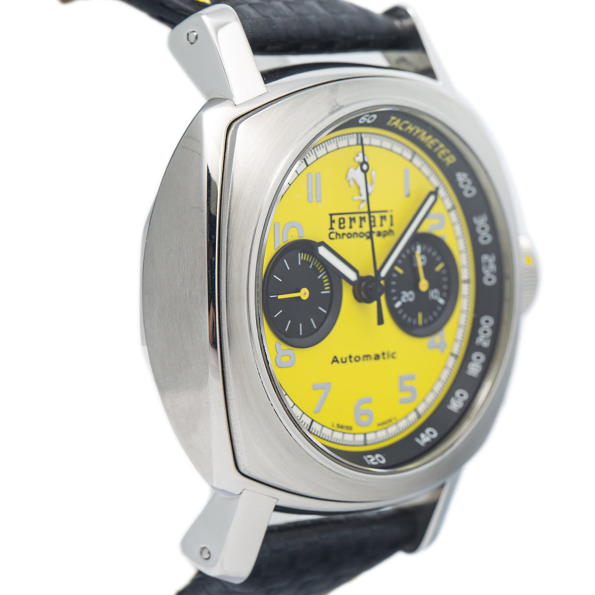 Panerai Ferrari FER00011 Yellow Dial Chronograph Limited Edition Men Watch 45mm