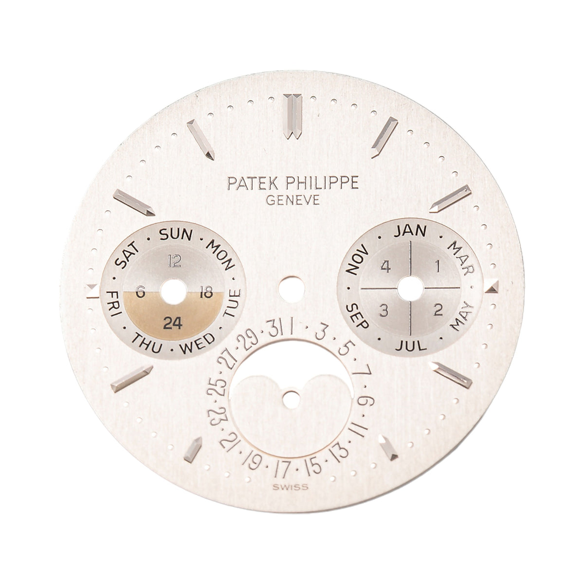Patek Philippe Swiss 3940 Mint Silver Dial
