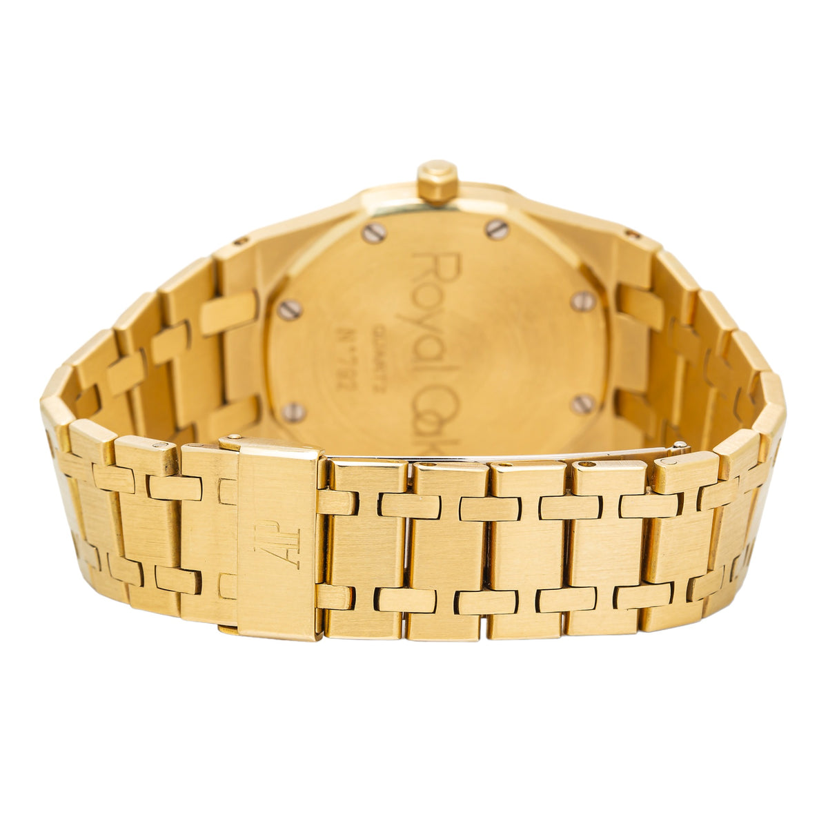 Audemars Piguet Royal Oak 56143BA 18k Yellow Gold Champagne Dial Watch 33mm