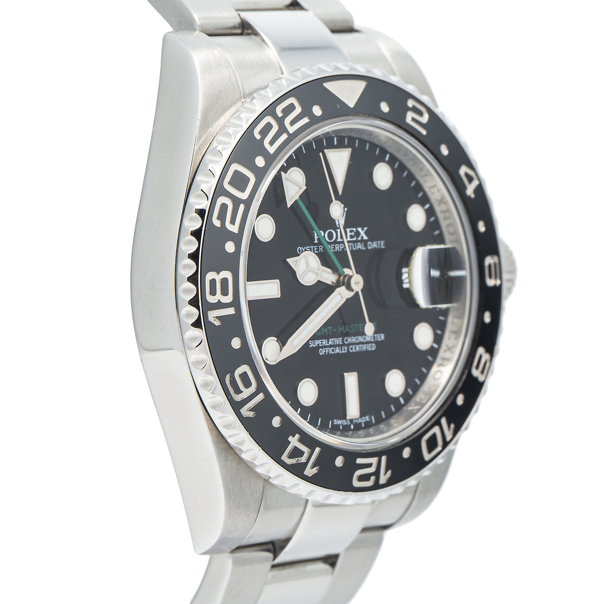 Rolex GMT-Master II 116710 Stainless Steel Black Dial Automatic Men's Watch 40mm