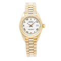 Rolex 69178 President 18K Yellow Gold President White Roman Dial Ladies 26mm