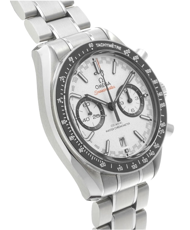 Omega Speedmaster 329.30.44.51.04.001 Racing White Dial Auto Men's Watch 44mm