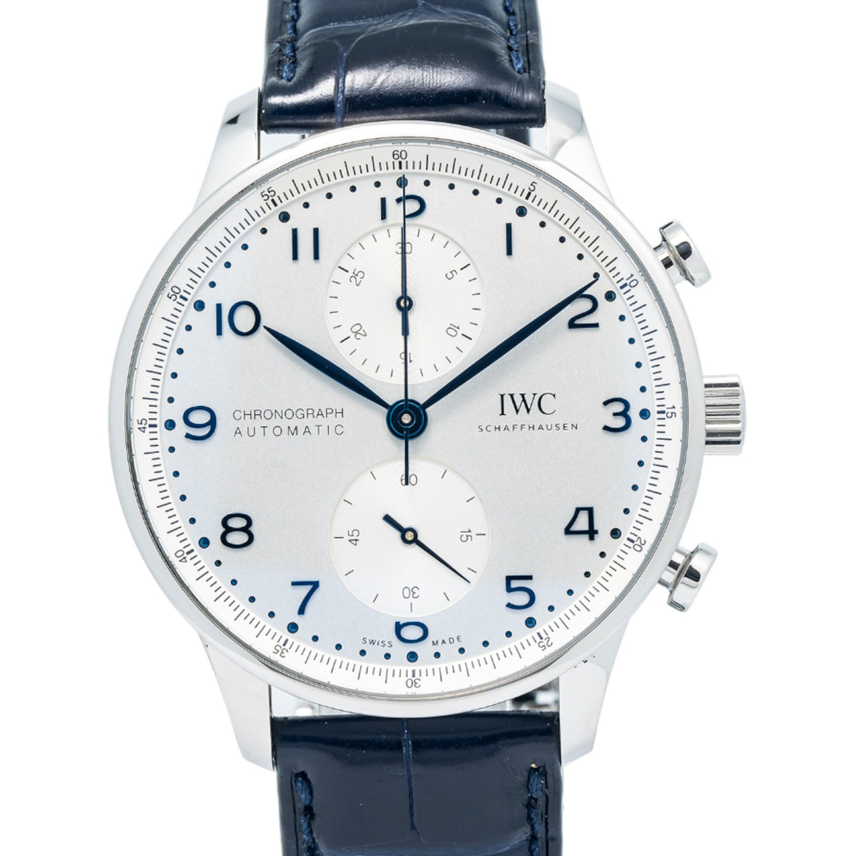 IWC Portugieser Chronograph IW371605 Stainless Steel Automatic Men's Watch 41mm