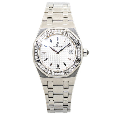 Audemars Piguet Lady Royal Oak Offshore 67621ST Factory Diamond Steel Watch 33m